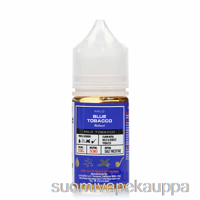 Vape Nesteet Sininen Tupakka - Bsx Suola Sarja - 30ml 50mg